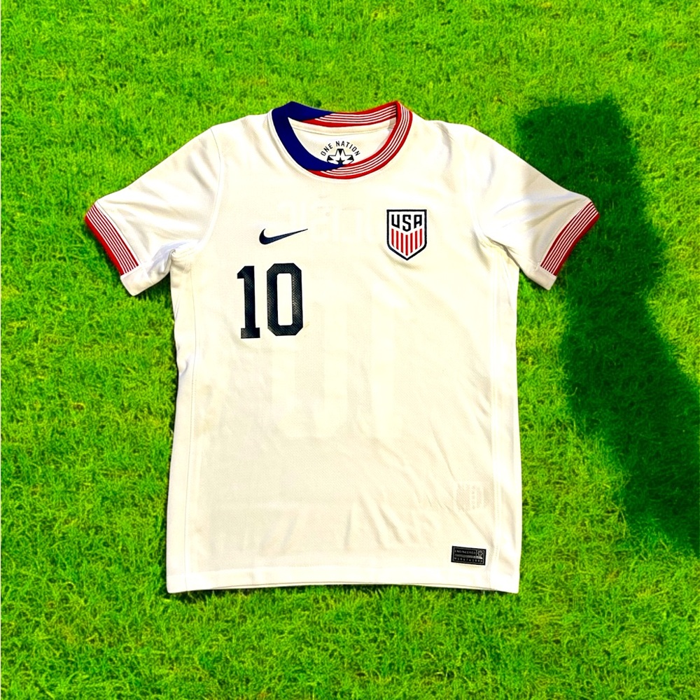 Youth Christian Pulisic USMNT Nike Home Jersey 2024